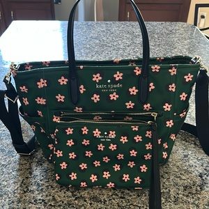 Kate Soade Chelsea Whimsy Floral Medium Tip Zip Satchel